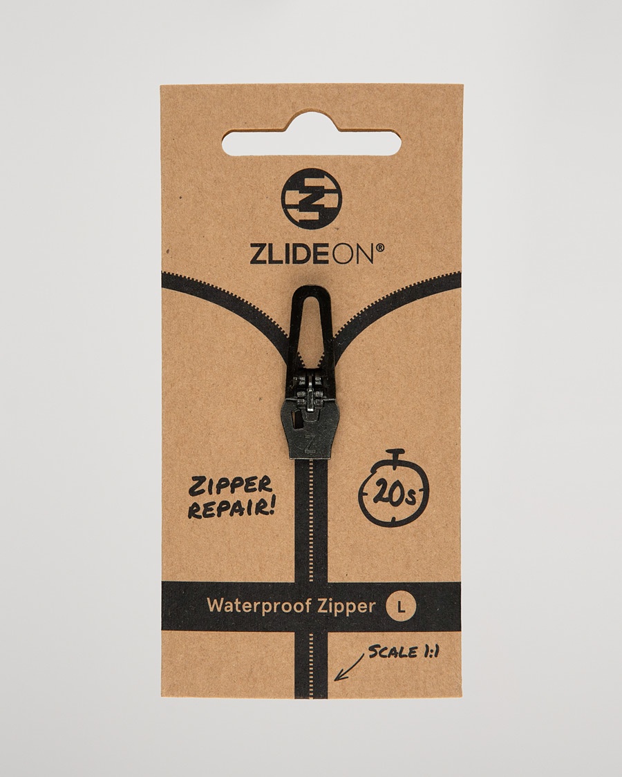 ZlideOn Waterproof Zipper Black L – Black