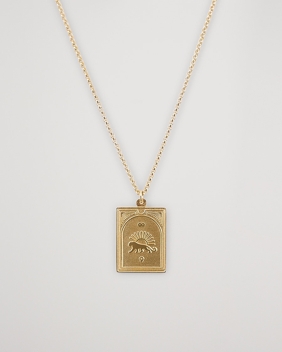 Tom Wood Tarot Strength Pendant Necklace Gold – gold