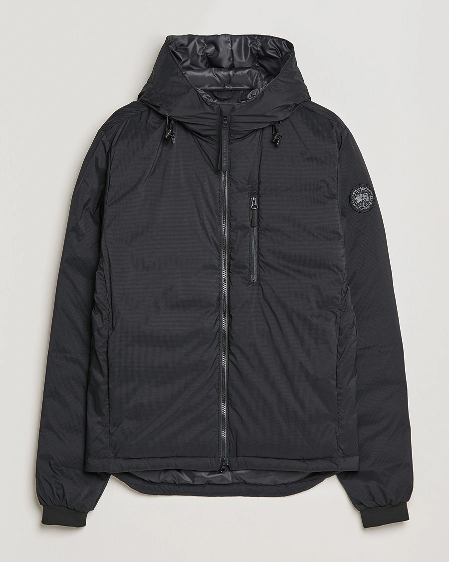 Men | Coats & Jackets | Canada Goose Black Label | Lodge Hoody Black