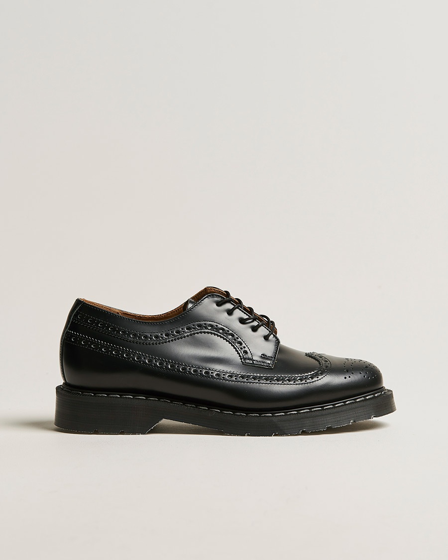 Men | | Solovair | American Brogue Shoe Black Shine