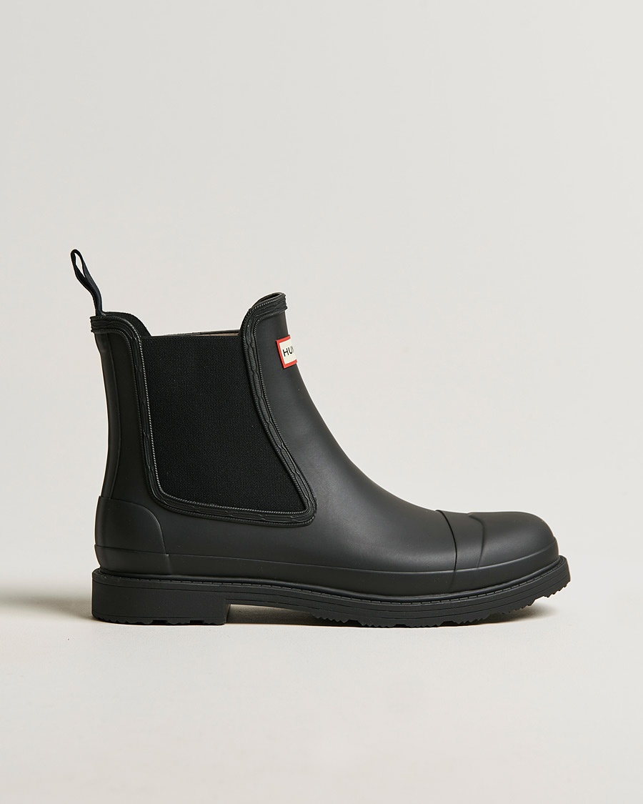 Hunter Boots Commando Chelsea Boot Black – Black