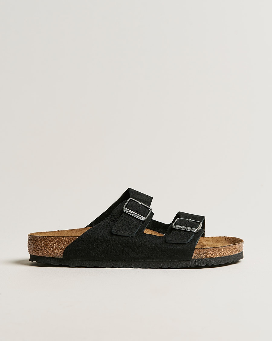 BIRKENSTOCK Arizona Classic Footbed Desert Black Nubuck – Black