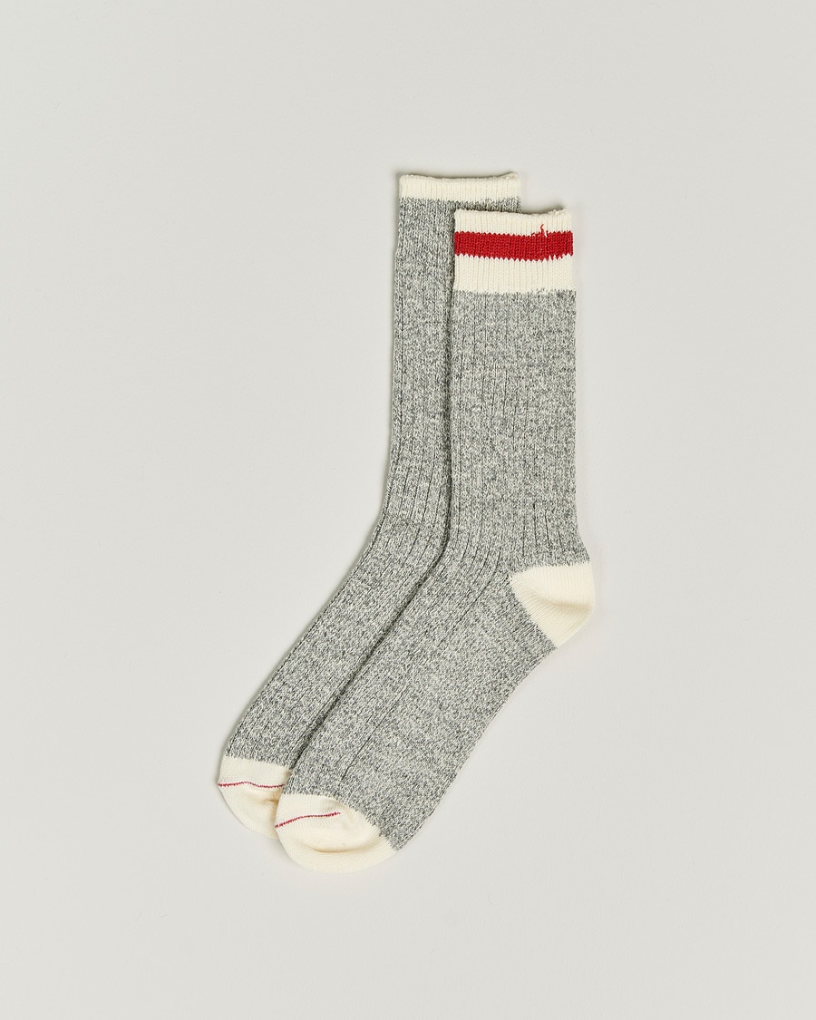 BEAMS PLUS BEAMS PLUSRag SocksGrey/Red – Grey