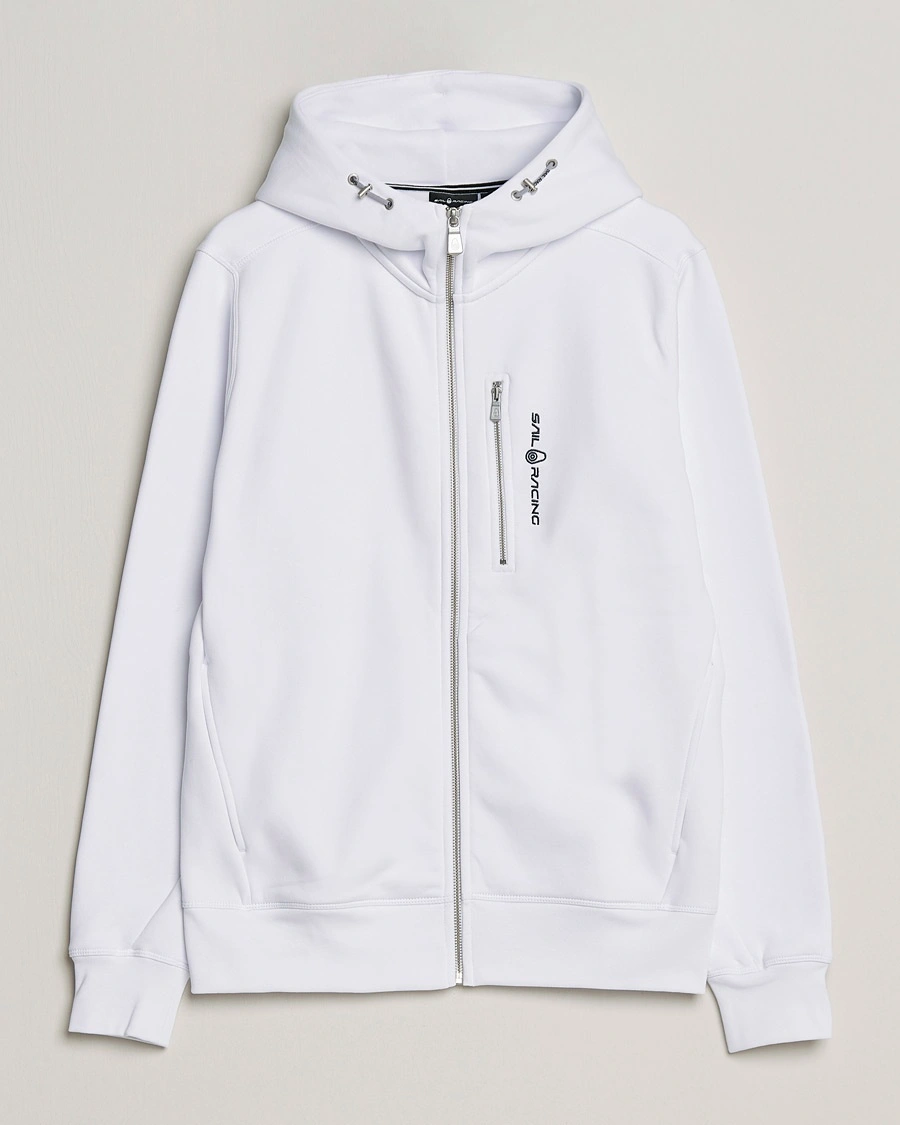 Sail Racing Bowman Full Zip Hoodie White – White