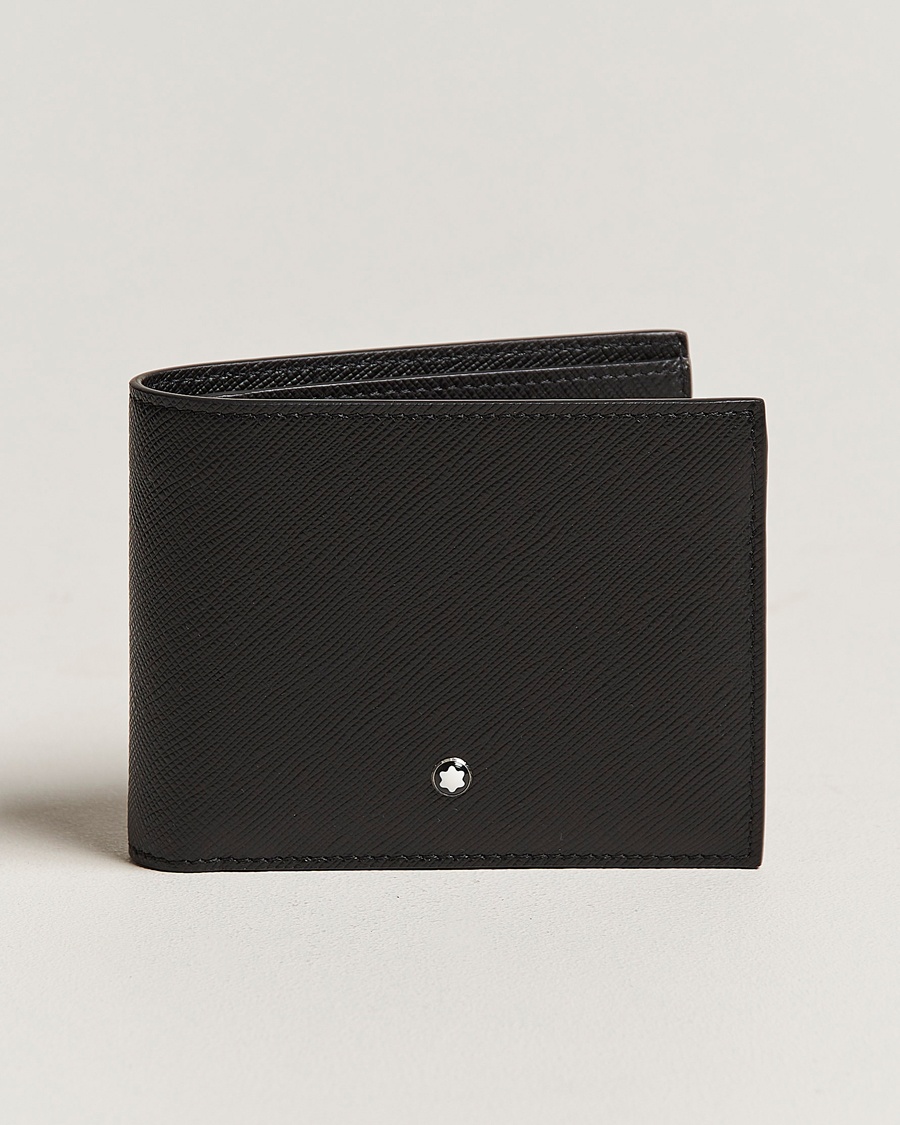 Montblanc Sartorial Wallet 6cc with 2 View Pockets Black – Black