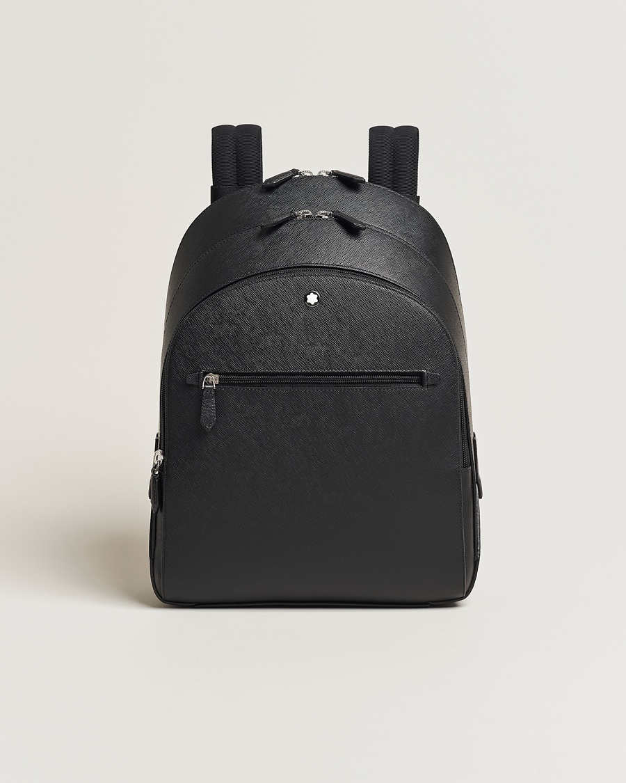 Montblanc Sartorial Medium Backpack 3 Compartments Black – Black