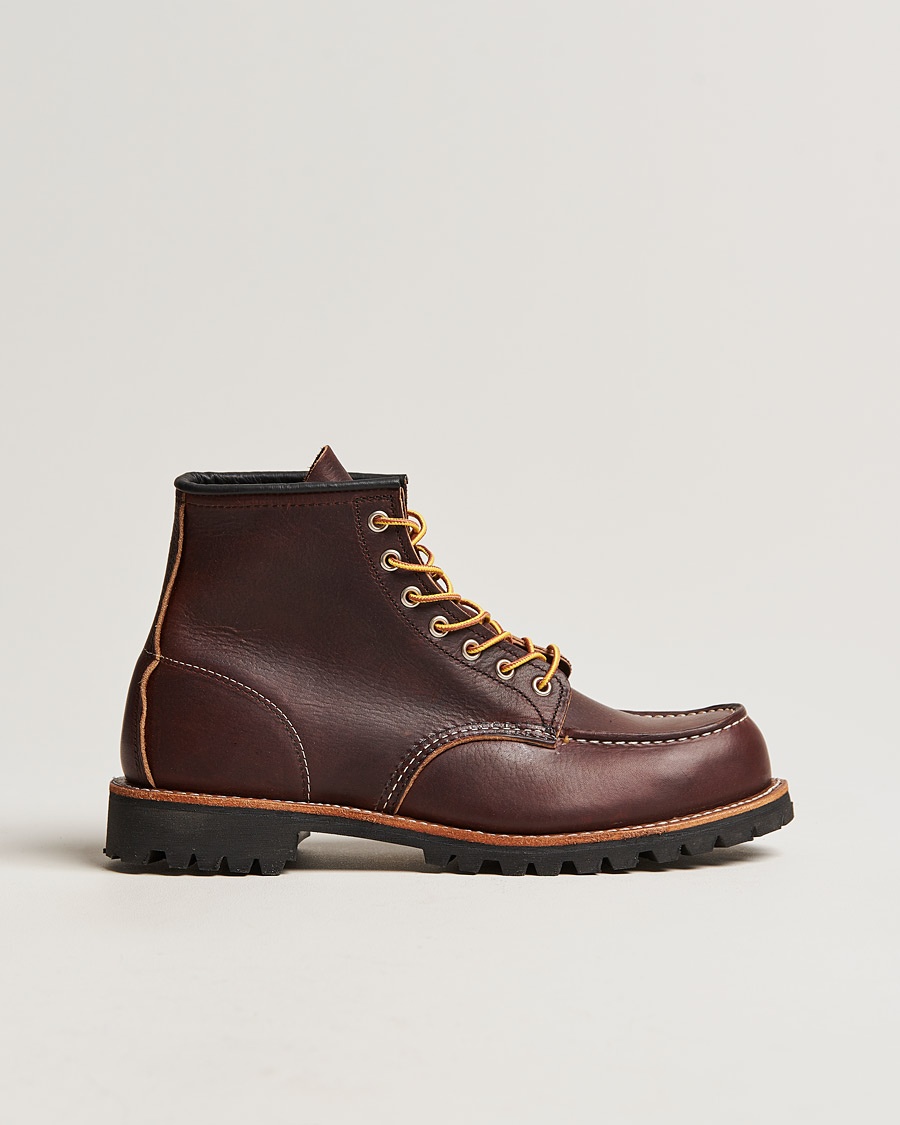 Red Wing Shoes Roughneck Boot Briar Oil Slick Leather – Brown