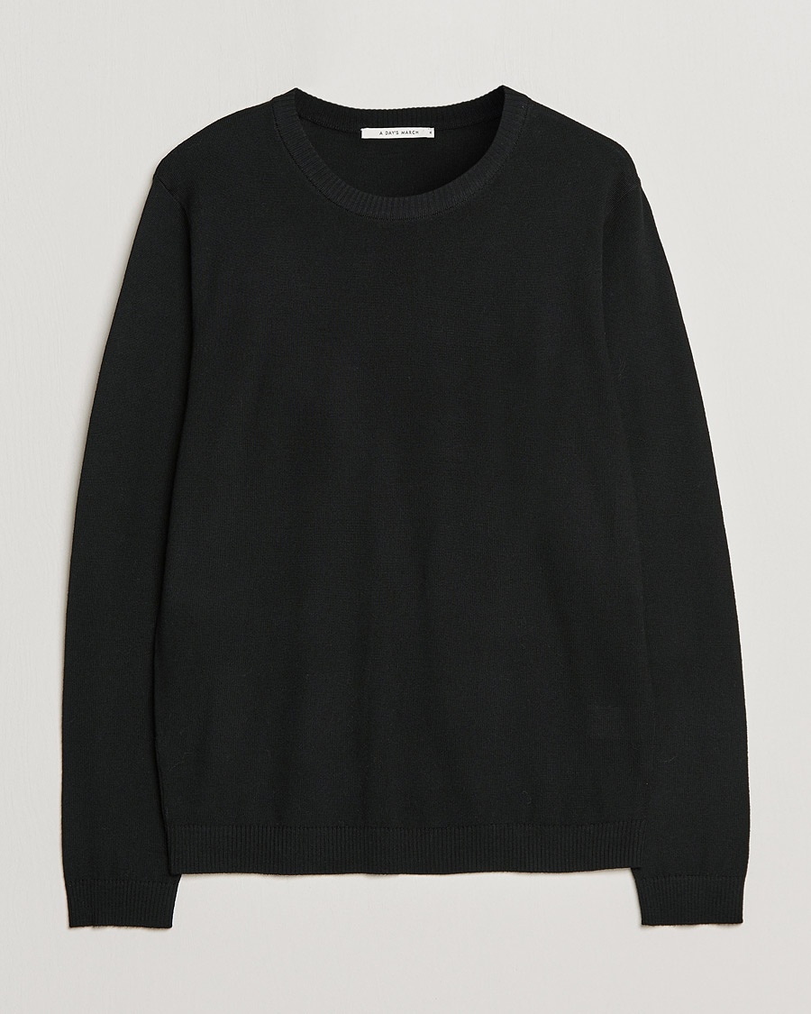 Men | A Day's March | A Day's March | Alagón Merino Crew Black