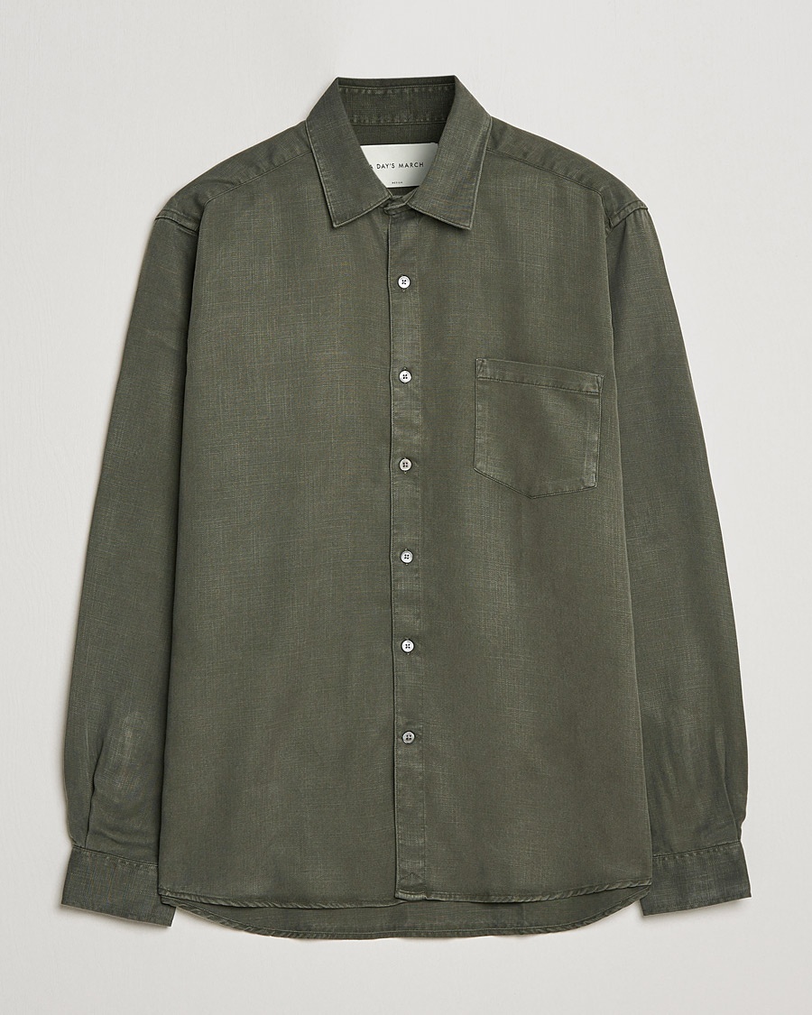 A Day's March Daintree Lyocell Shirt Olive – Green