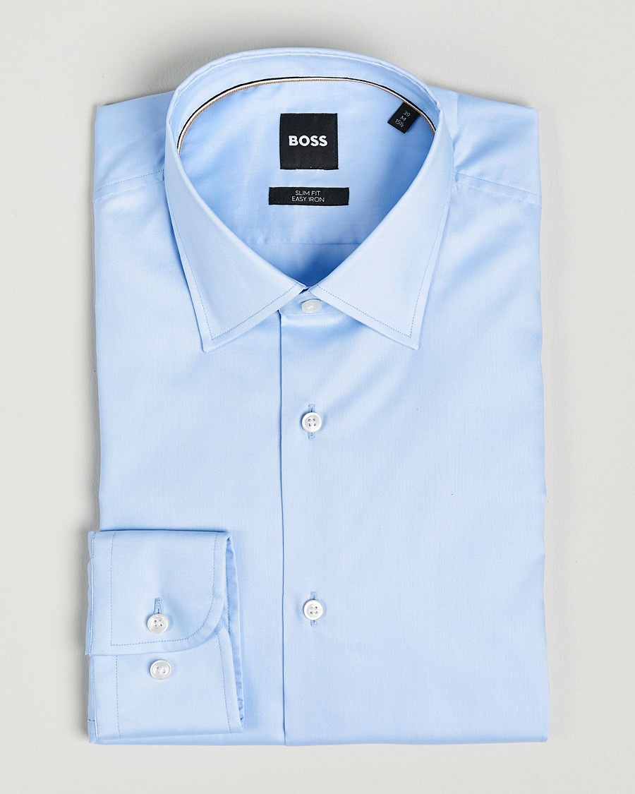 Hank Slim Fit Shirt Light Blue – Blue