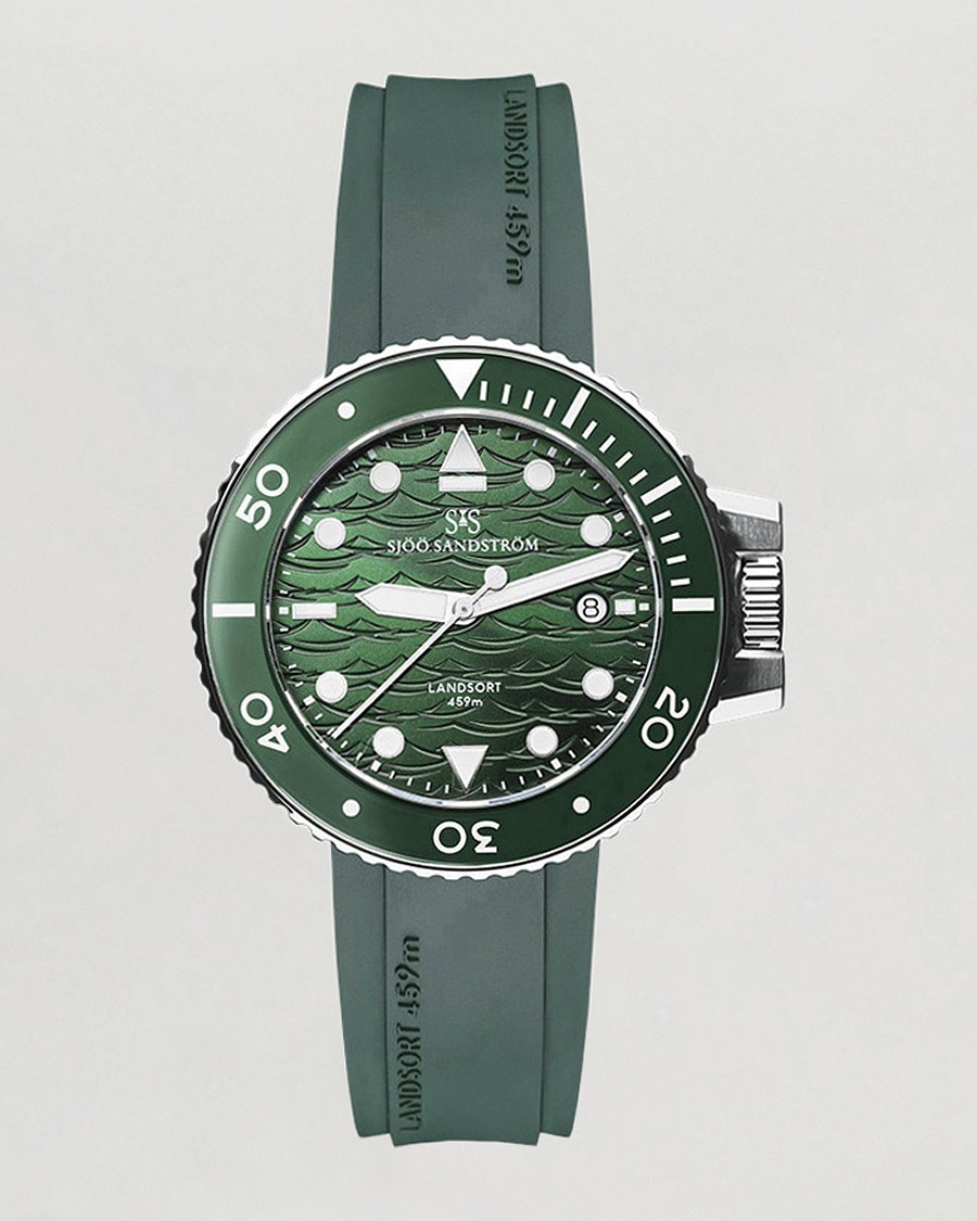 Men | Watches | Sjöö Sandström | Landsort 459m Green