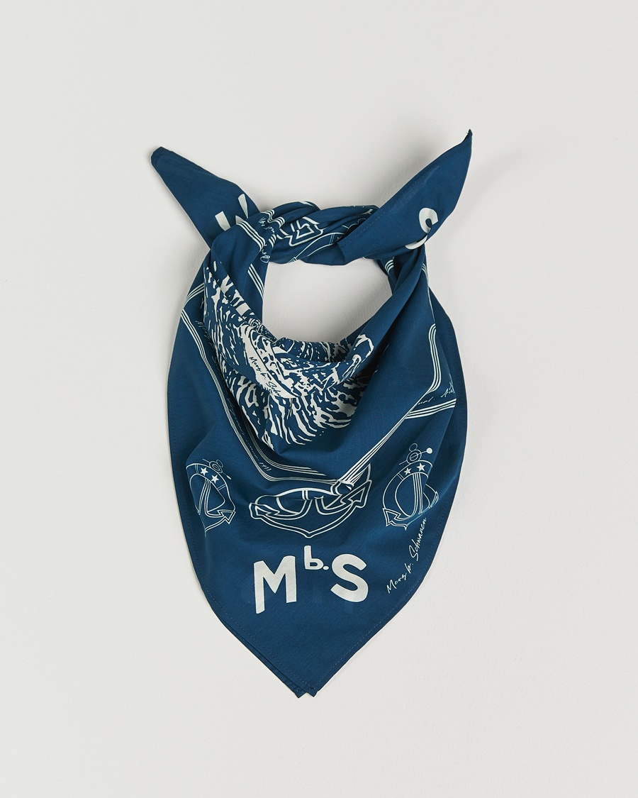Men | Heritage Corner | Merz b. Schwanen | Cotton Bandana Ink Blue