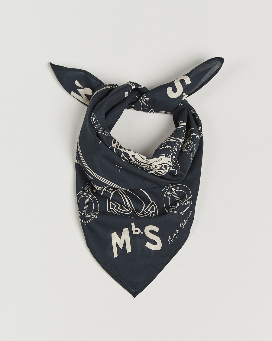 Men | Heritage Corner | Merz b. Schwanen | Cotton Bandana Charcoal