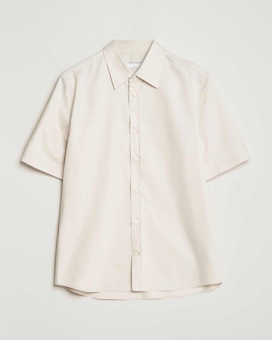 Tiger of Sweden Enree Lyocell Shirt Light Ivory – Beige