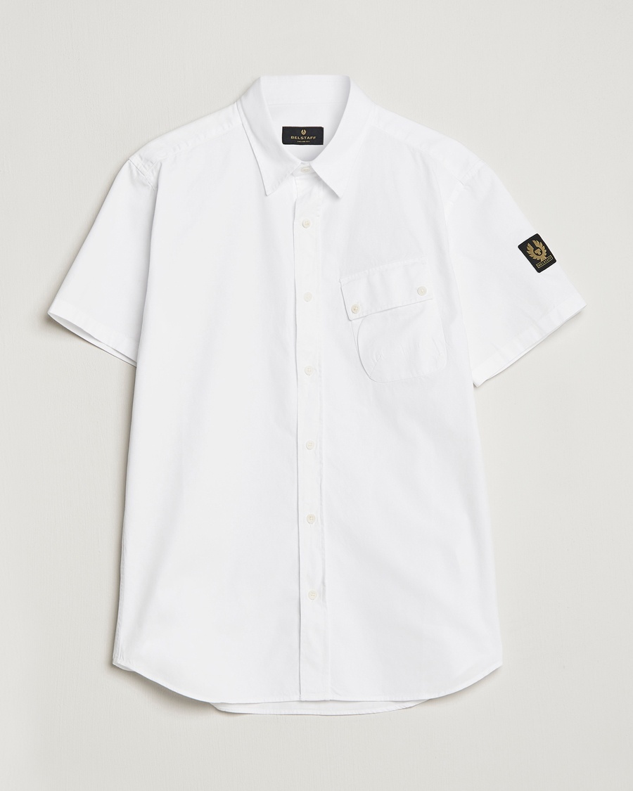 Men | Belstaff | Belstaff | Short Sleeve Pitch Shirt White