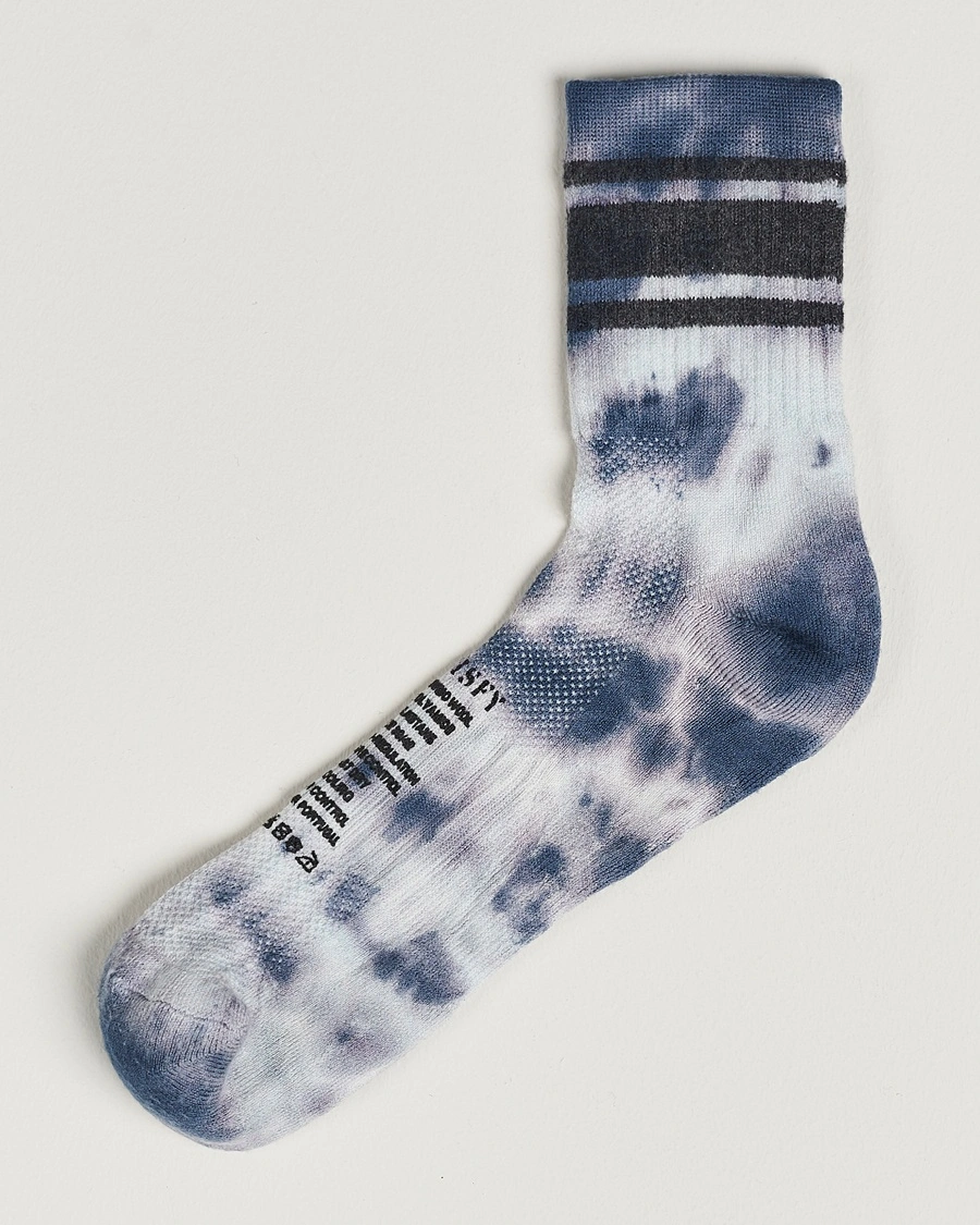 Men | Satisfy | Satisfy | Merino Tube Socks Ink Tie Dye