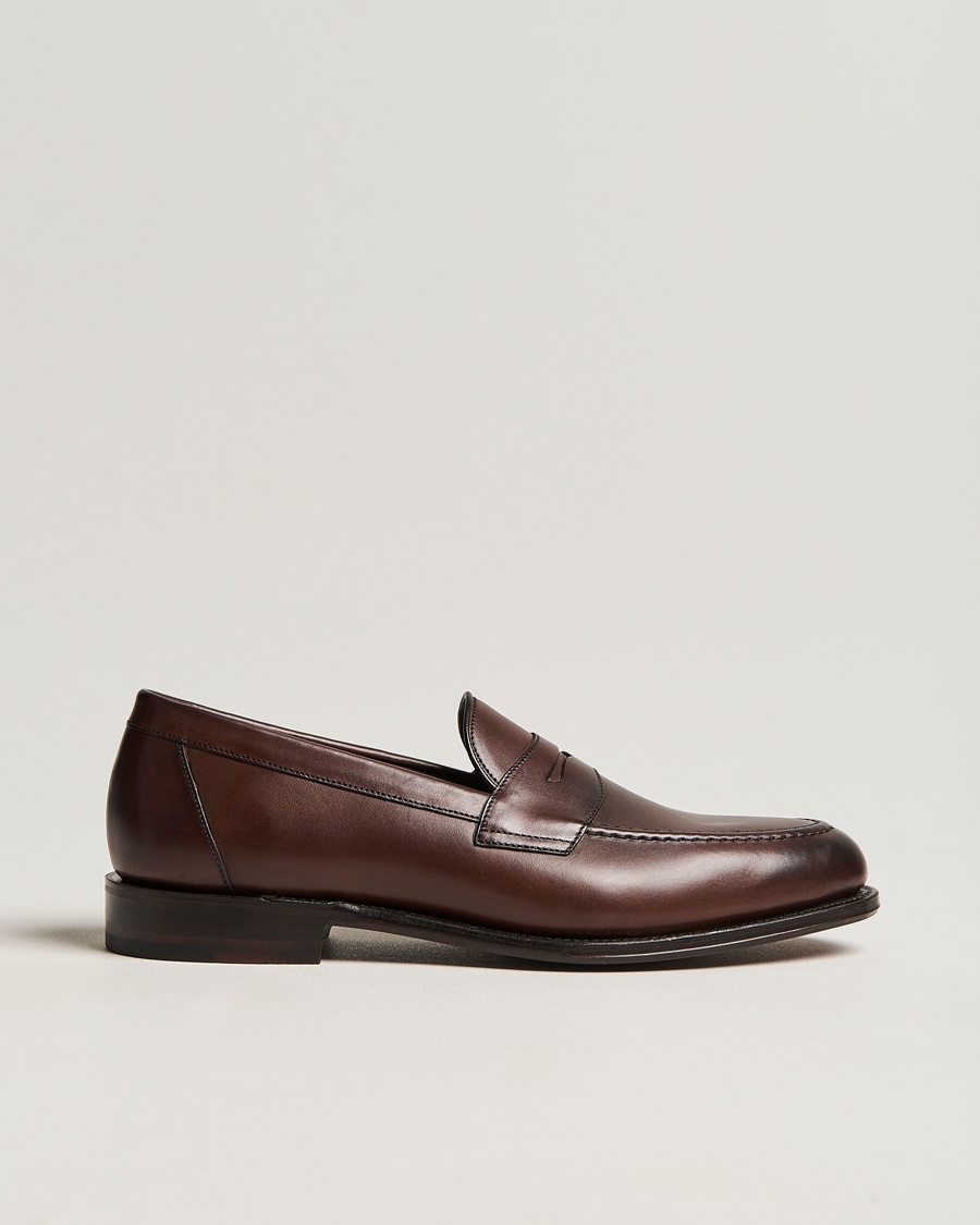 Loake 1880 Hornbeam Eco Penny Loafer Walnut – Brown