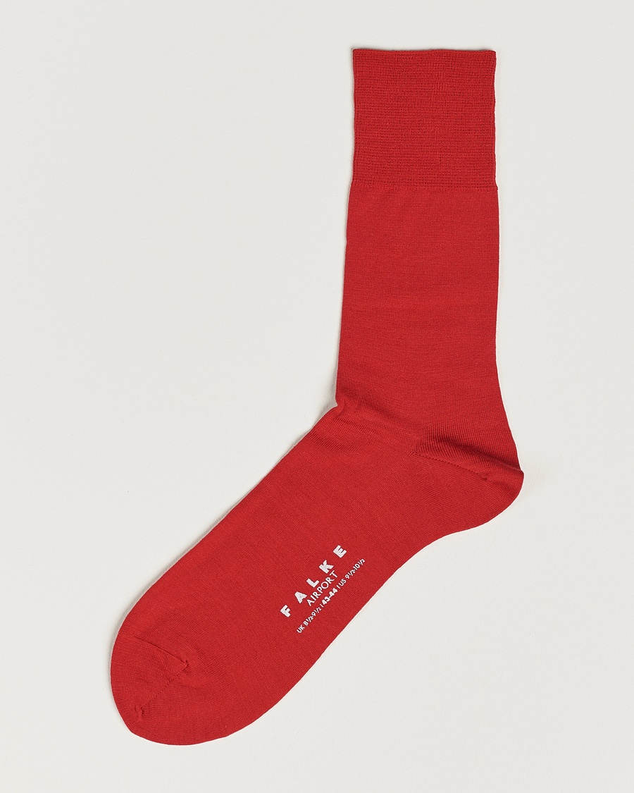  Airport Socks Scarlet