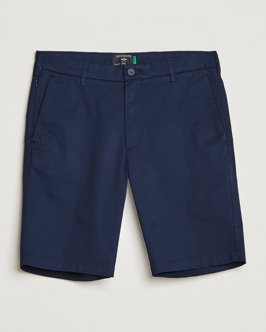 Dockers Cotton Stretch Twill Chino Shorts Navy Blazer – Blue