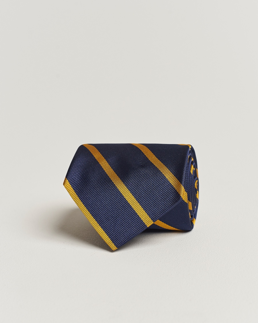 Men | Accessories | Polo Ralph Lauren | Striped Tie Navy/Gold