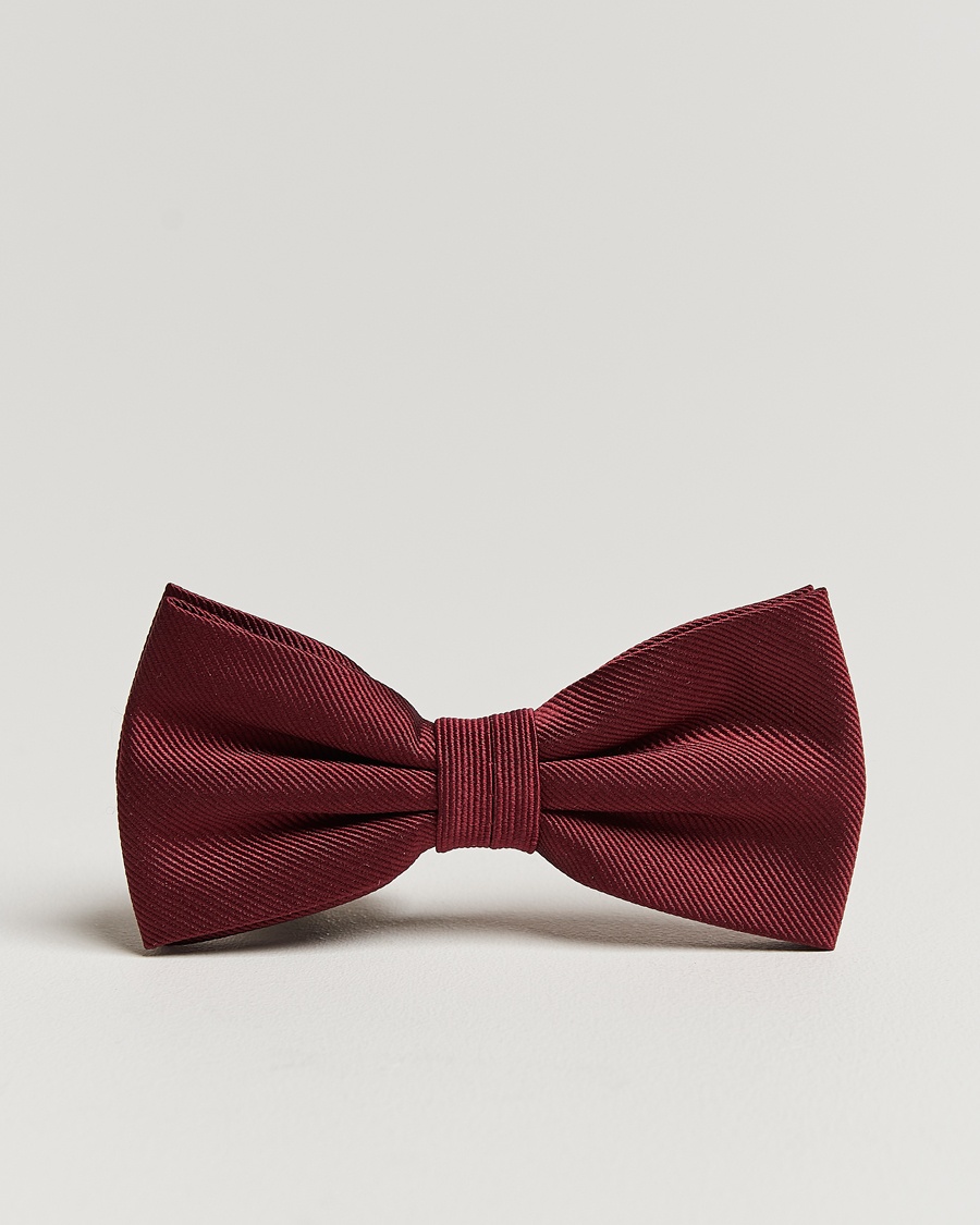 Amanda Christensen Pre Tie Silk Bordeaux – Red