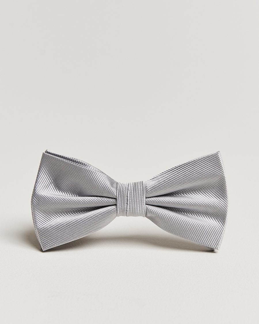 Amanda Christensen Pre Tie Silk Silver – Grey