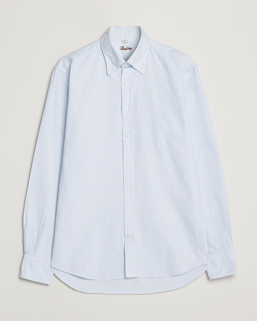 Men | Personal Classics | Stenströms | Fitted Body Oxford Shirt Blue/White