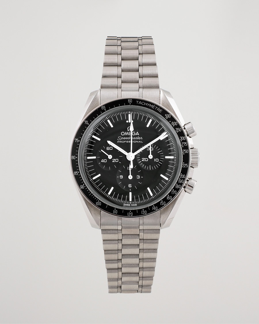 Omega Pre-Owned Speedmaster 31030425001001 Steel Black