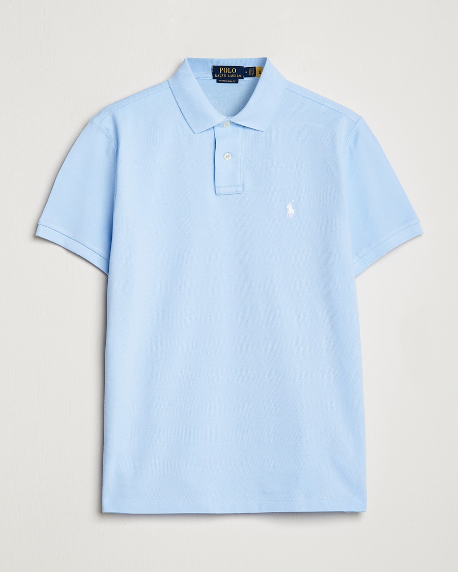 Polo Ralph Lauren Custom Slim Fit Polo Office Blue – Blue