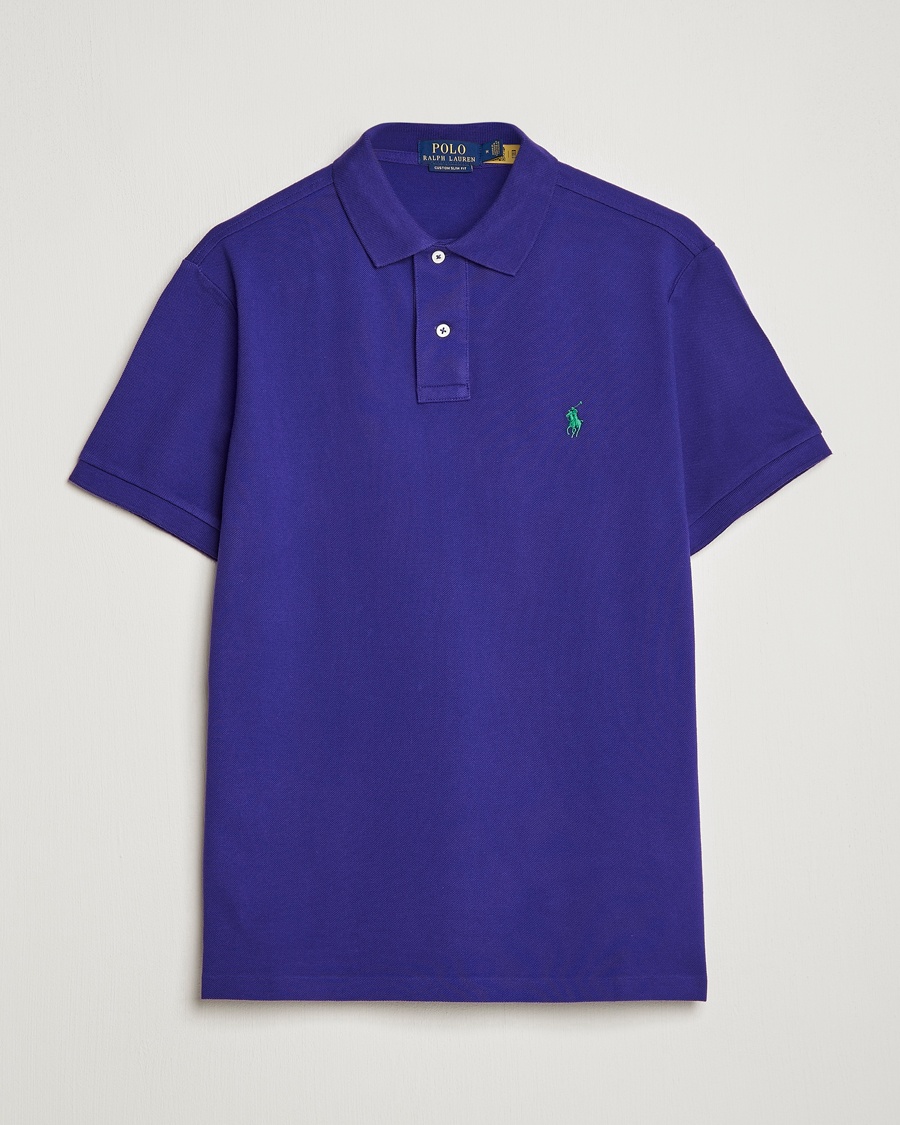 Men | Polo Shirts | Polo Ralph Lauren | Custom Slim Fit Polo Chalet Purple