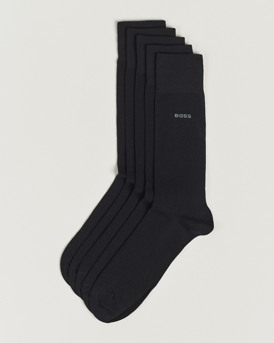 Men | Underwear & Socks | BOSS BLACK | 5-Pack RS Uni Socks Black