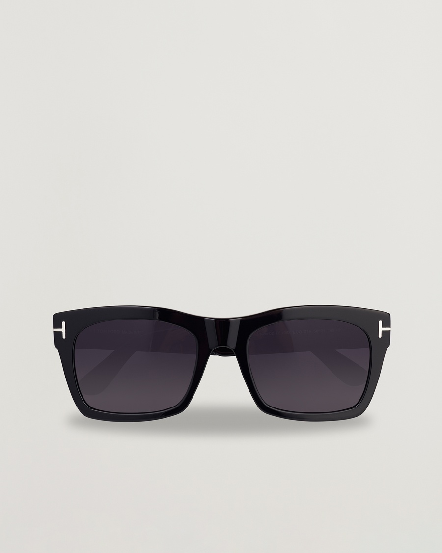 Men | Square Frame Sunglasses | Tom Ford | Nico-02 Sunglasses Shine Black/Smoke