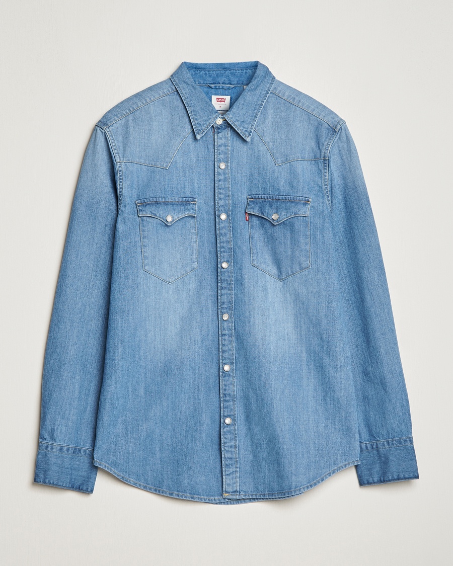 Levi's Barstow Western Standard Shirt Light Blue – Blue