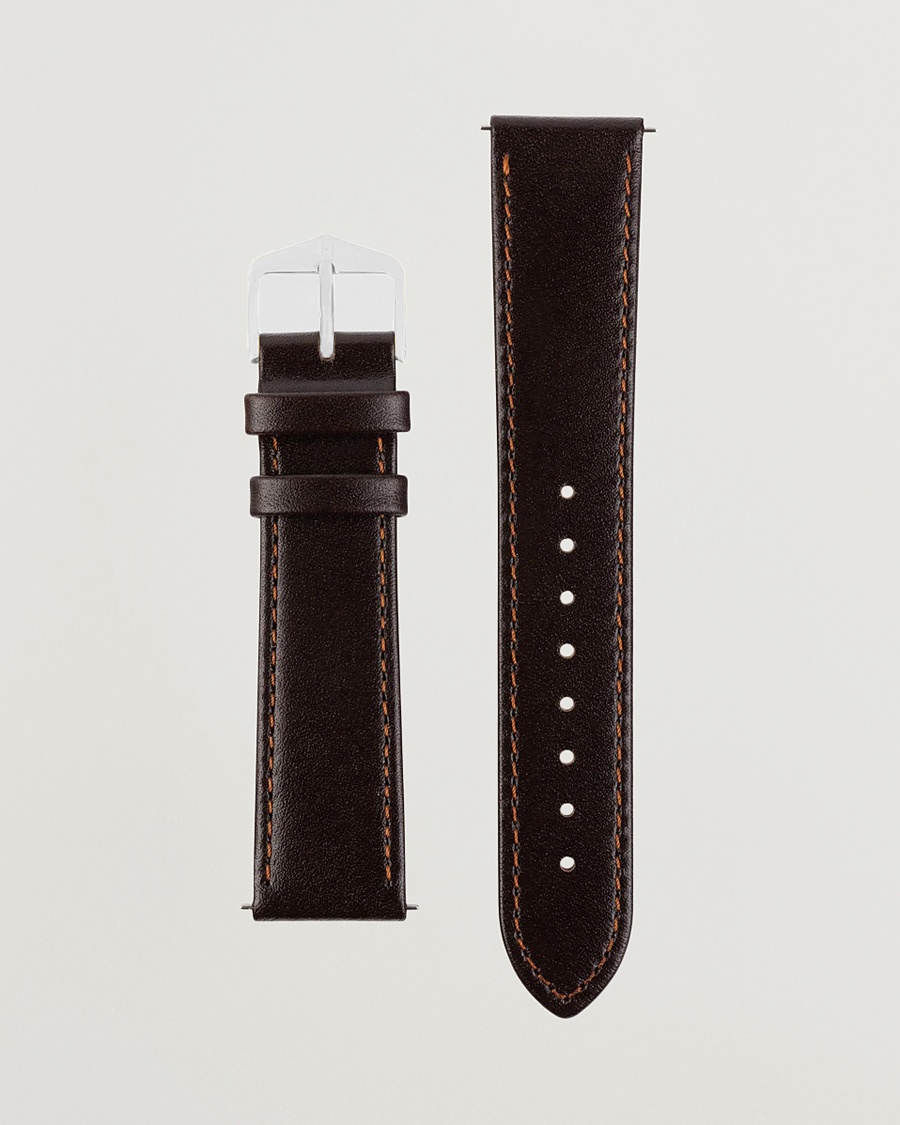 Men | | HIRSCH | Osiris Calf Leather Watch Strap Brown