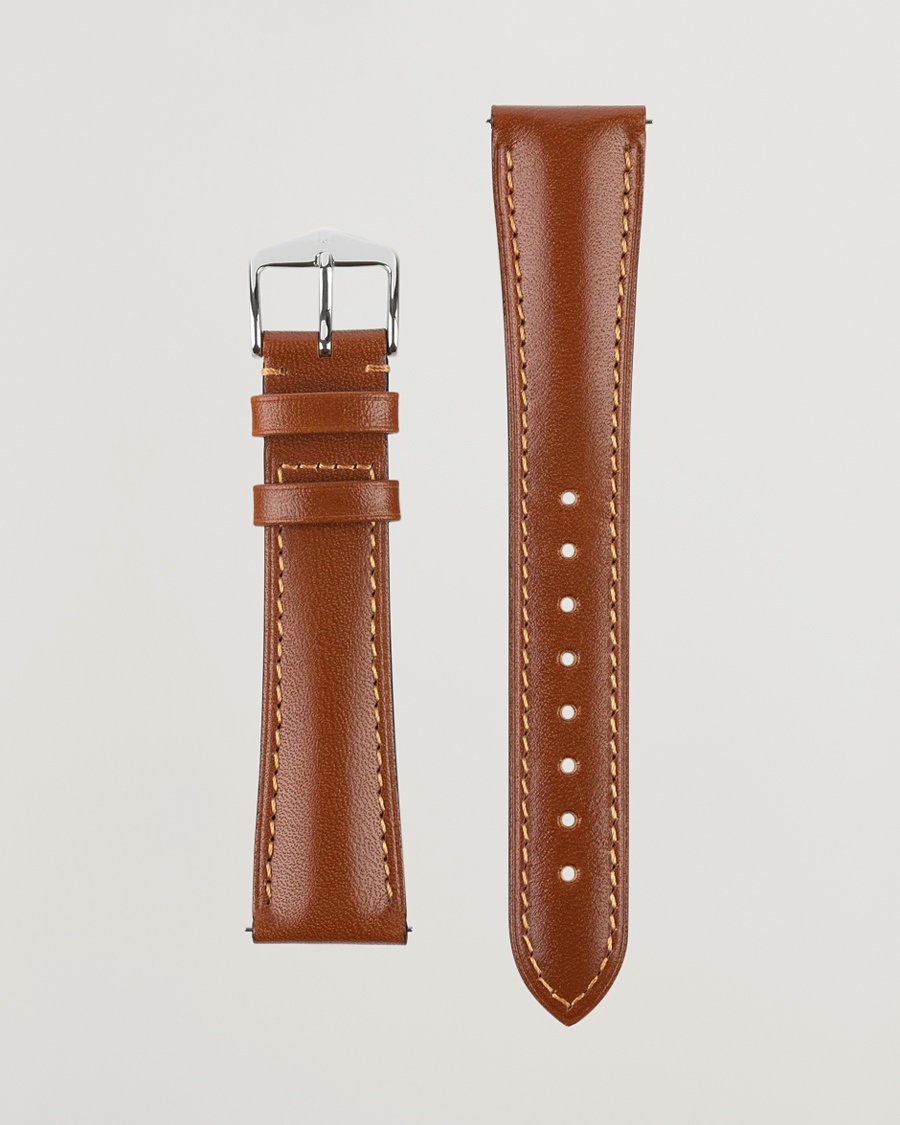 HIRSCH Siena Tuscan Leather Watch Strap Golden Brown – Brown