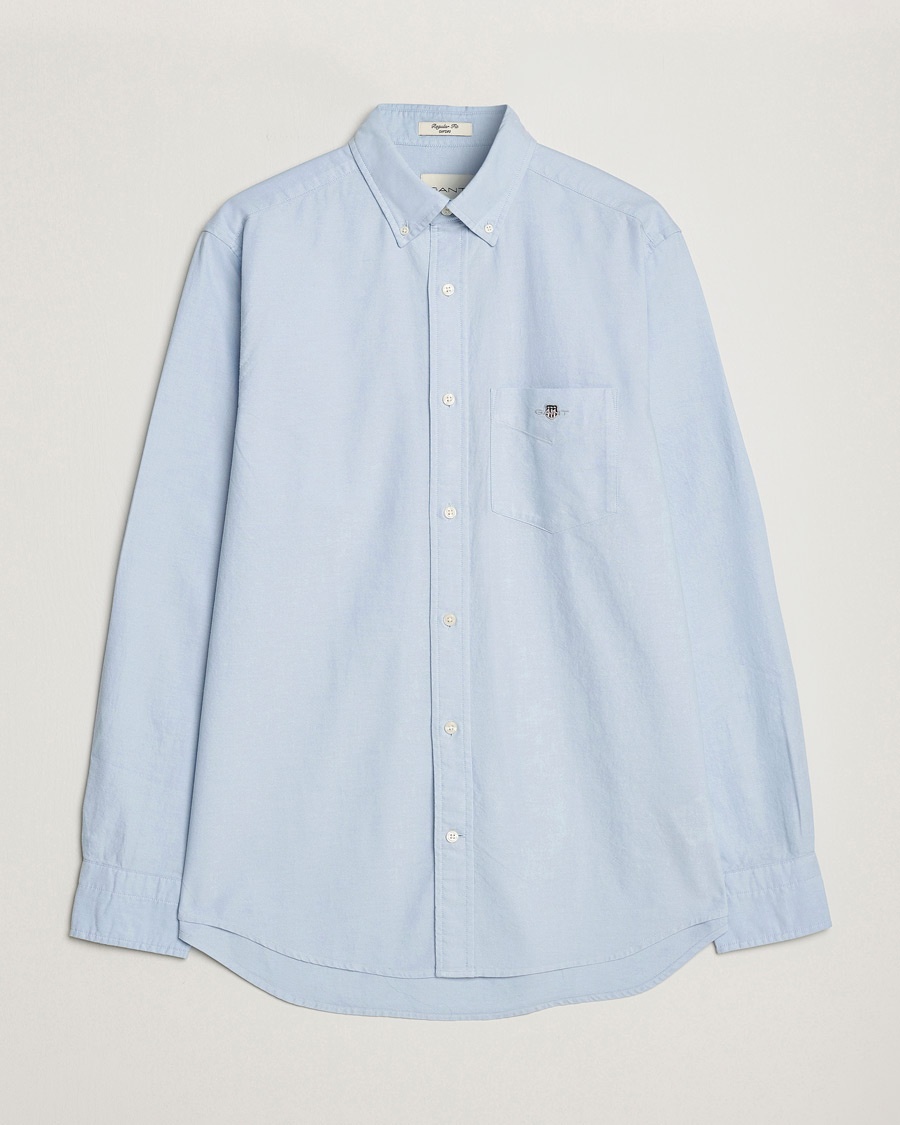 Gant Regular Fit Oxford Shirt Light Blue – Blue