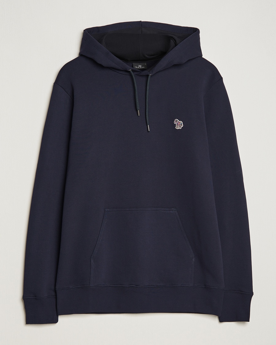 PS Paul Smith Zebra Organic Cotton Hoodie Navy – Blue