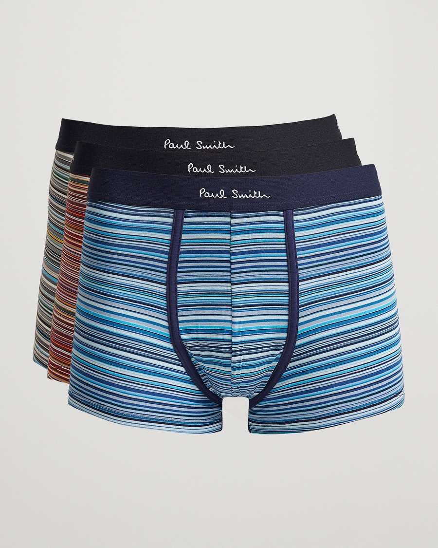 Men | Underwear & Socks | Paul Smith | 3-Pack Trunk Multistripes