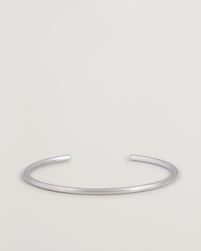 LE GRAMME Bangle Bracelet Brushed Sterling Silver 7g – Silver