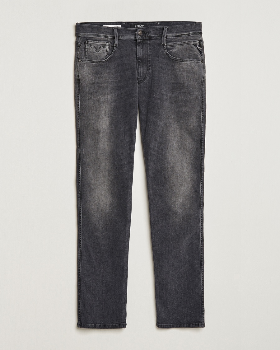Replay Anbass Hyperflex Re-Used Jeans Washed Grey – Grey