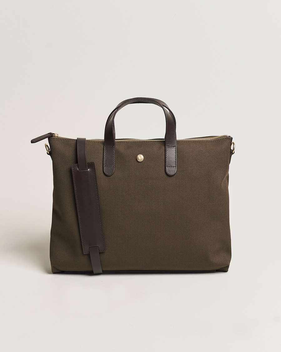 Mismo MismoM/S Canvas Slim BriefArmy/Dark Brown – Green