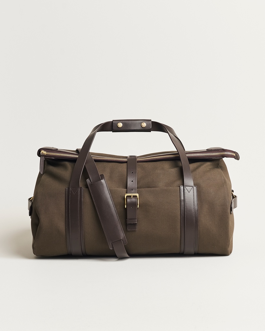Men | Weekend Bags | Mismo | M/S Explorer Weekendbag Army/Dark Brown