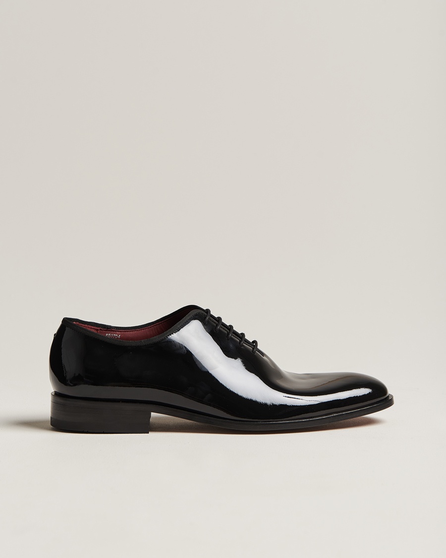 Loake Shoemakers Regal Patent Wholecut Black – Black