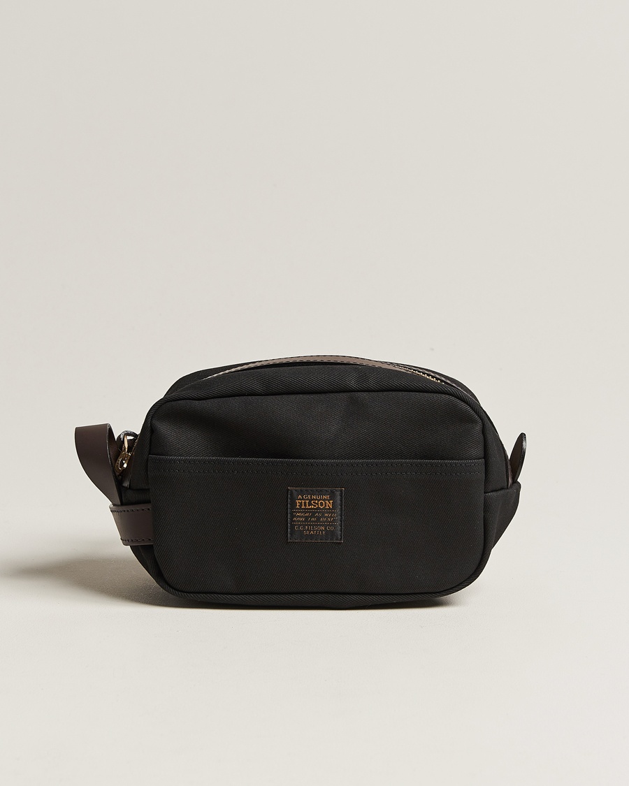 Men | Bags | Filson | Rugged Twill Travel Kit Black