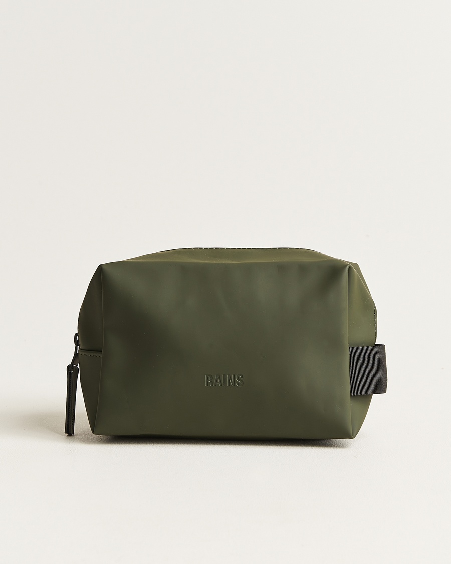 RAINS Washbag Small Green – Green