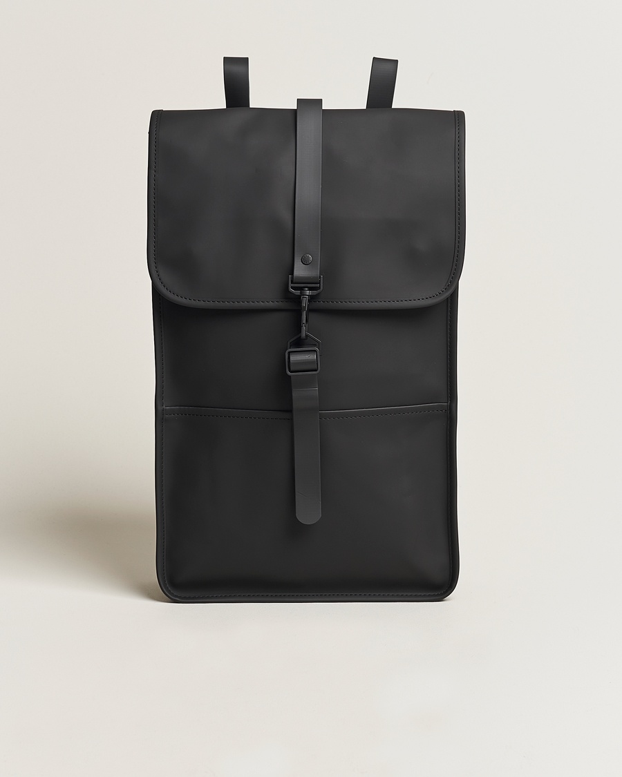 RAINS Backpack Black – Black