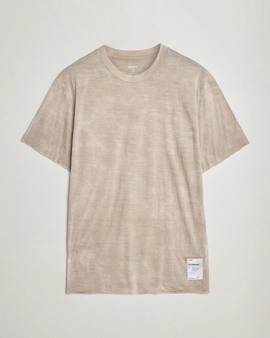 Men | Satisfy | Satisfy | CloudMerino T-Shirt Sun Bleached Greige