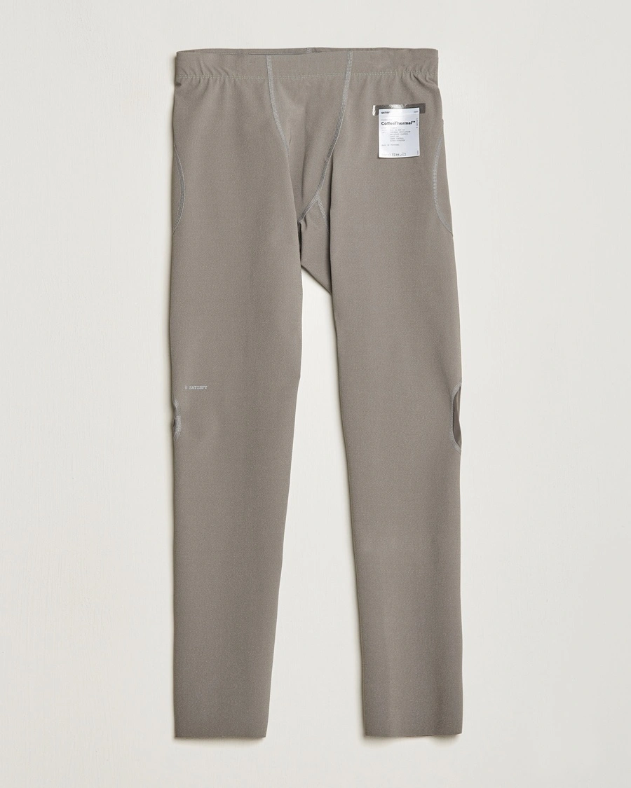 Men | Satisfy | Satisfy | CoffeeThermal Tights Dark Natural