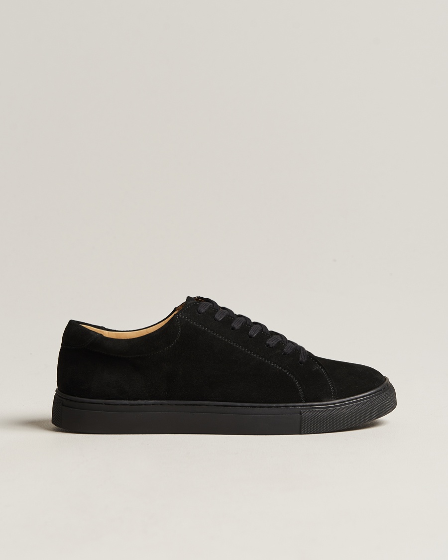 Myrqvist Oaxen Monochrome Sneaker Black Suede – Black