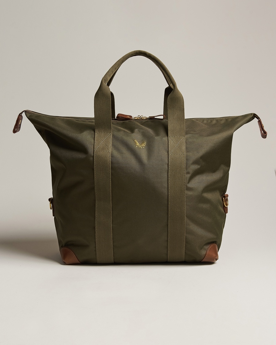 Men | Weekend Bags | Bennett Winch | Medim Nylon Cargo Bag Olive